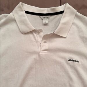 Calvin Klein Classic White Polo Shirt